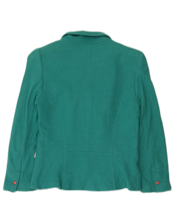 Zara Γυναικείο Μπουφάν blazer Crop 2 Button UK 10 Small Blue