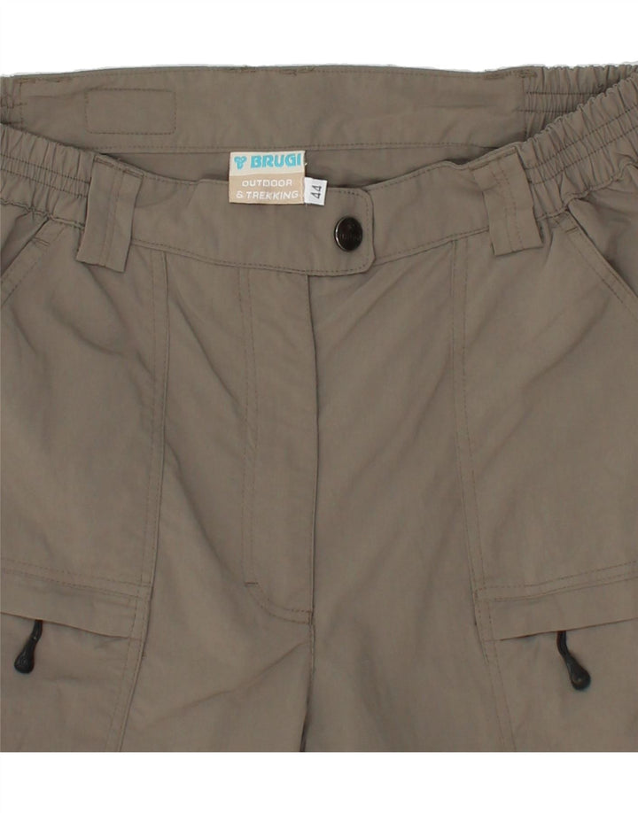BRUGI Womens Cargo Shorts IT 44 Medium W28 Grey Polyamide Vintage Brugi and Second-Hand Brugi from Messina Hembry 