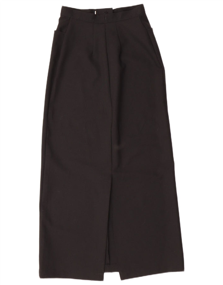 BENETTON Γυναικεία Maxi Φούστα IT 44 Medium W25 Μαύρο Πολυεστέρας