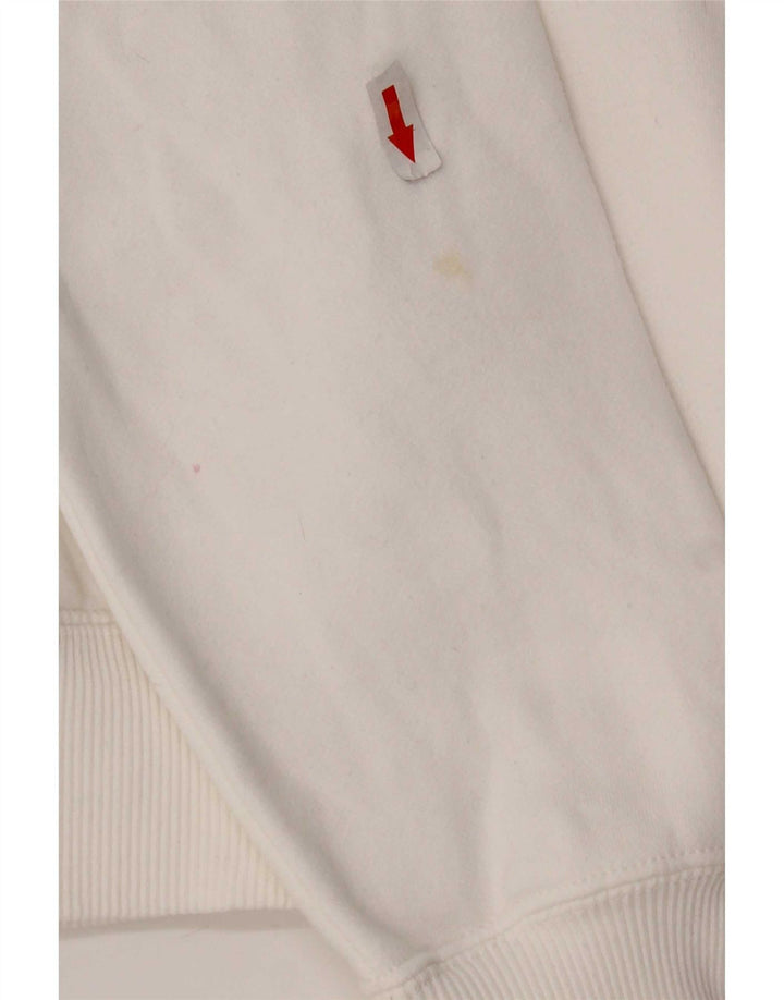 Γυναικεία φόρμα Nike Graphic Top Jacket UK 14 Μεσαίο λευκό βαμβακερό