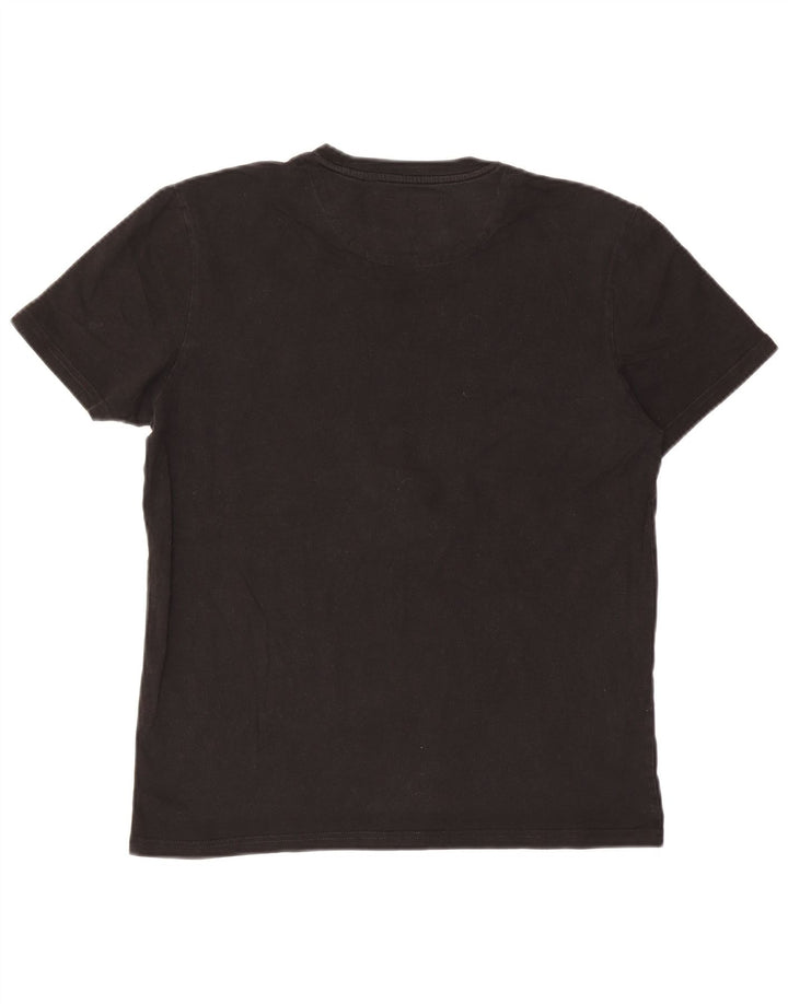 Ανδρικό T-Shirt Lyle & Scott Top Μεσαίο μαύρο βαμβακερό