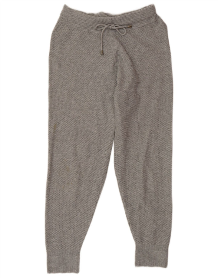 Marks & Spencer Γυναικεία πλεκτή φόρμα παντελόνι Joggers UK 10 Small Grey