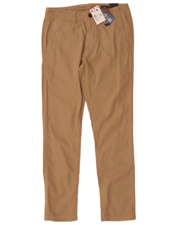 Ανδρικό Slim Chino Παντελόνι Superdry W28 L32 Μπεζ βαμβακερό