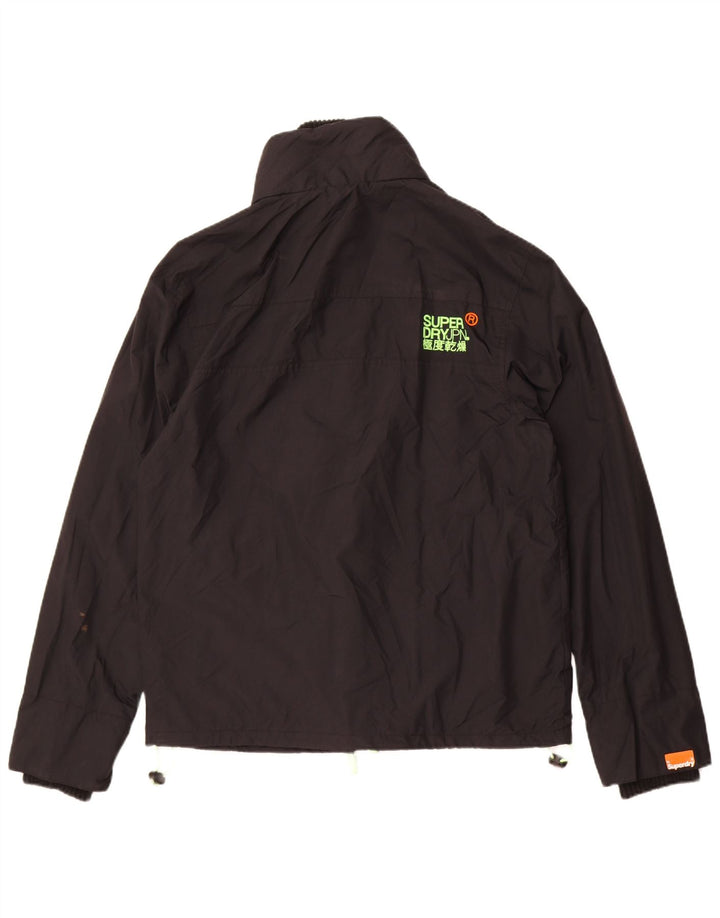 Superdry Ανδρικό Μπουφάν Windcheater Windbreaker UK 42 XL Μαύρο νάιλον