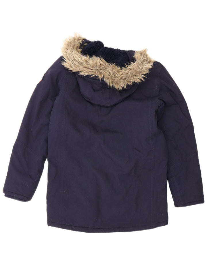 Μπουφάν Berghaus Boys με κουκούλα με επένδυση 12-13 ετών Navy Blue Polyamide