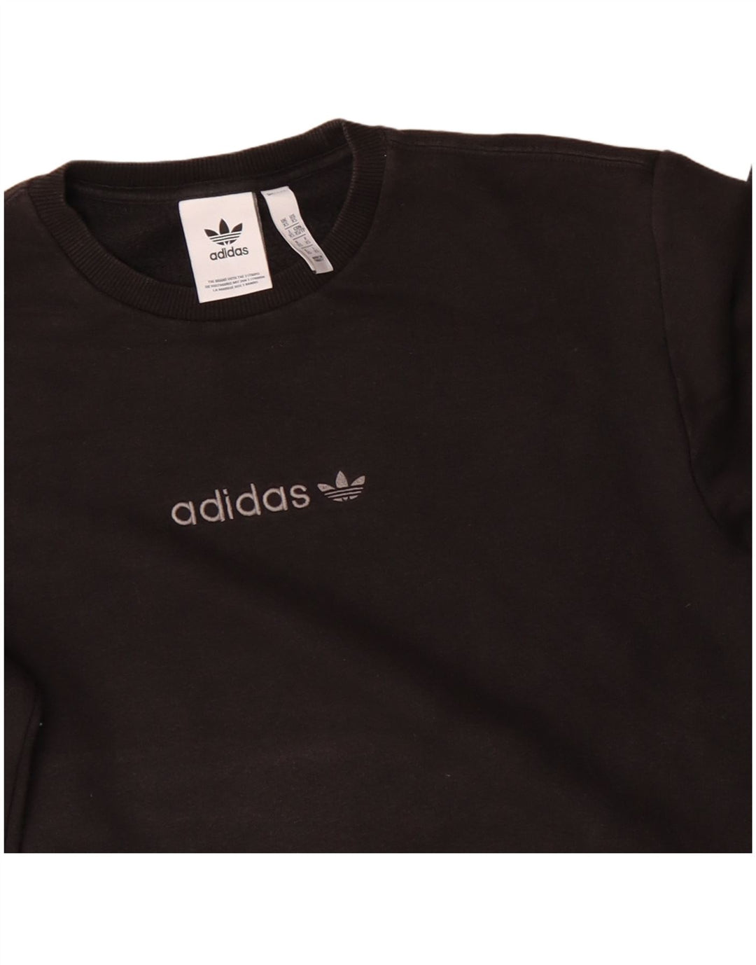 Ανδρικό γραφικό φούτερ ADIDAS Jumper XS Μαύρο βαμβακερό