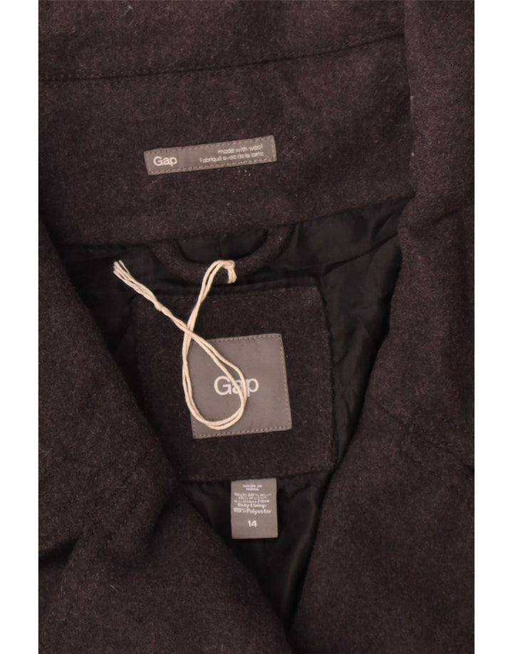 Gap Γυναικείο Παλτό Μπιζέλι US 14 XL Γκρι μαλλί