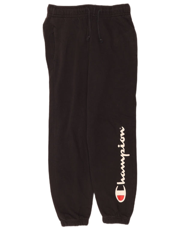 Ανδρική φόρμα Champion Graphic Παντελόνι Joggers Μικρό μαύρο βαμβακερό