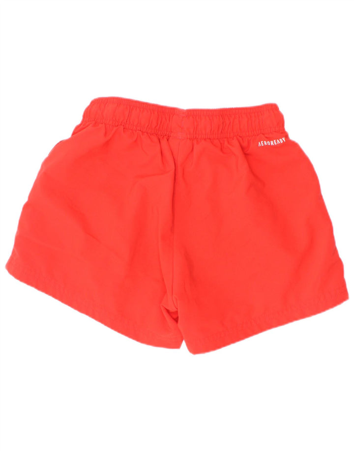 Adidas Boys Sport Short 9-10 Years Red Polyester
