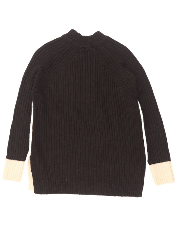 Marks & Spencer Γυναικείο πουλόβερ με λαιμό χελώνα UK 10 Small Black
