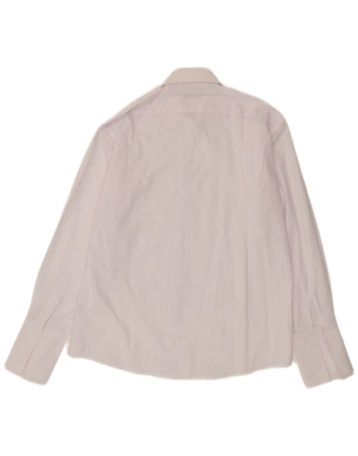 Ανδρικό επίσημο πουκάμισο Pierre Cardin, νούμερο 39 15 1/2 μεσαίο λευκό βαμβακερό