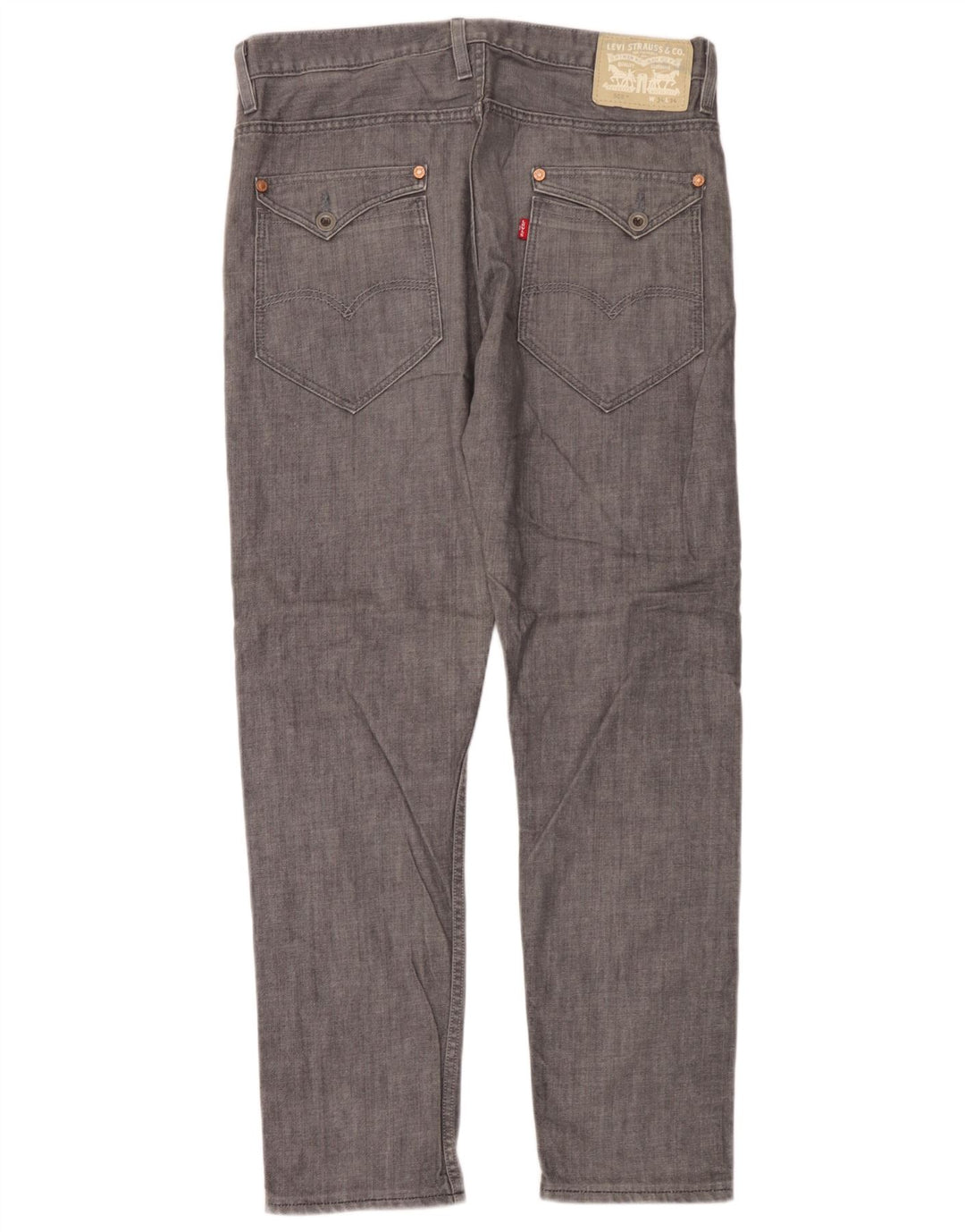 Levi's Mens 508 Tapered Jeans W34 L32 Γκρι βαμβακερό