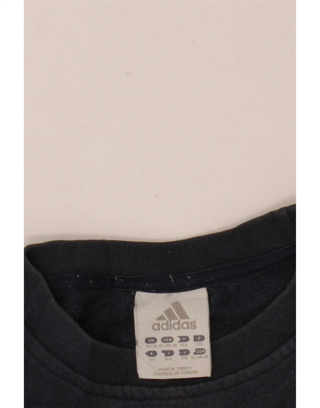 Γραφικό Φούτερ Adidas Boys Jumper 15-16 ετών Navy Blue