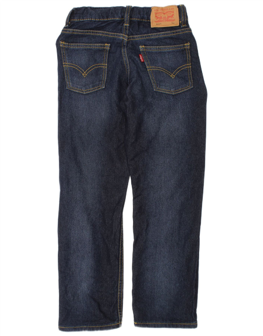 Levi's Boys 511 Slim Jeans 6-7 ετών W24 L22 Μπλε βαμβακερό