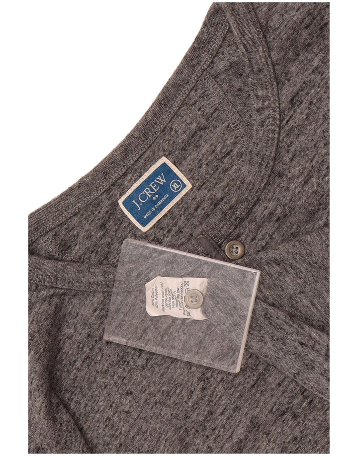 Ανδρικό τοπ J. Crew, μακρυμάνικο XL, βαμβακερό γκρι