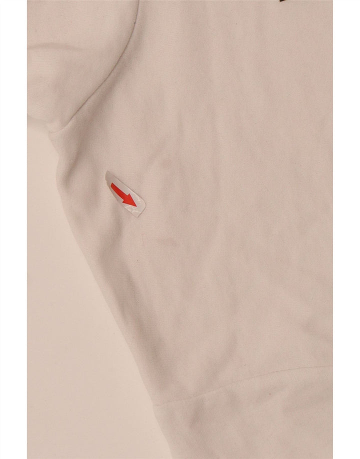Γυναικείο Levi's Oversized Hoodie Jumper UK 14 Μεσαίο λευκό βαμβακερό