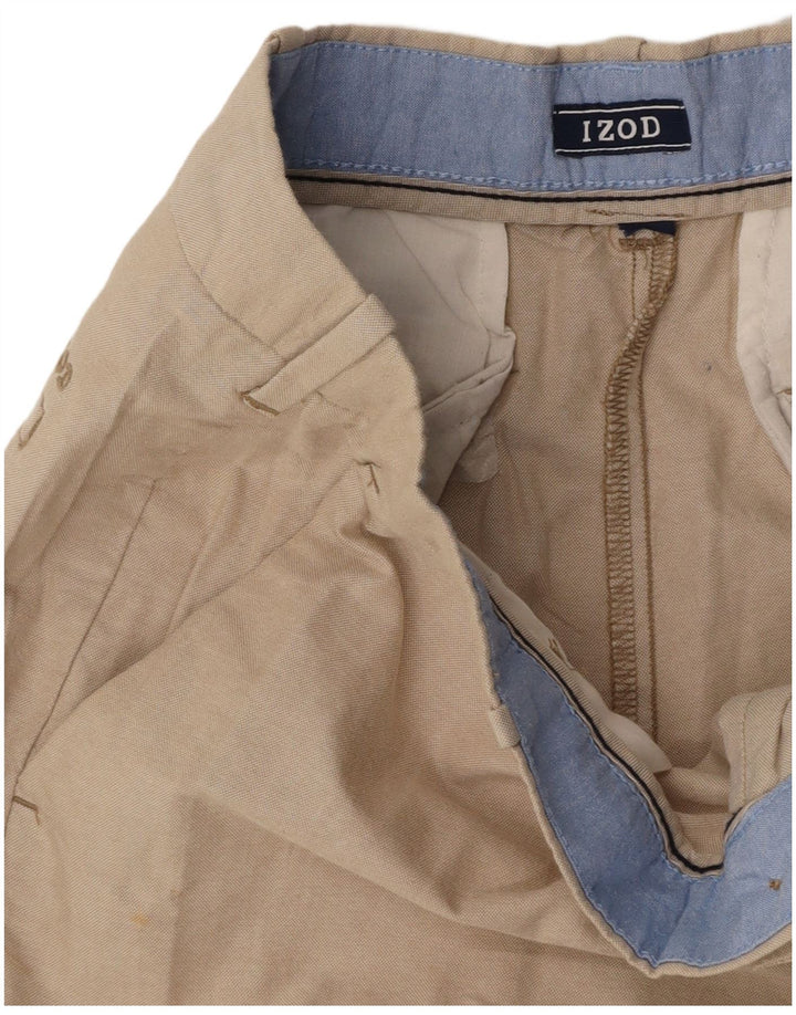 Ανδρικό σορτς Chino IZOD W30 Medium Beige