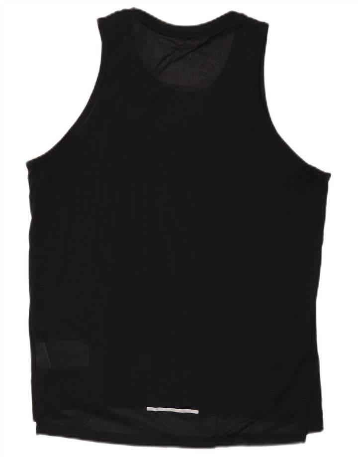 Γυναικείο γιλέκο Nike Dri Fit Top UK 14 Μεσαίο μαύρο πολυεστέρα