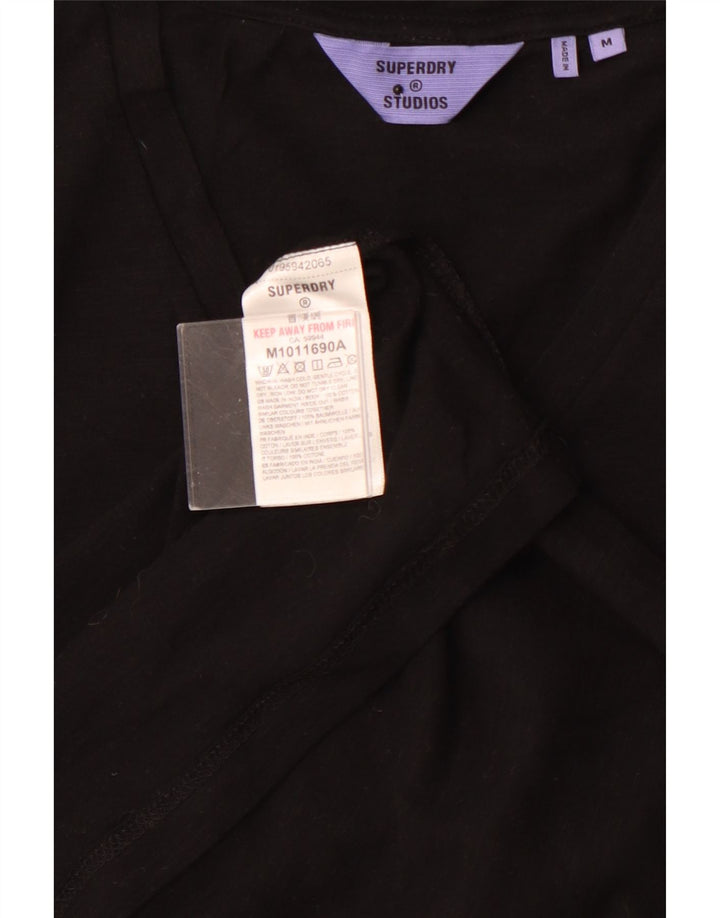 Ανδρικό T-Shirt SUPERDRY Top Μεσαίο μαύρο βαμβακερό