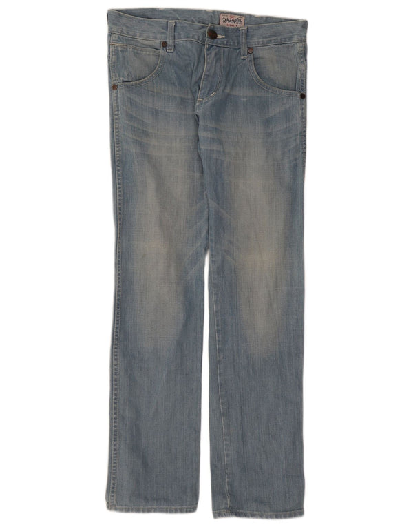 Γυναικείο ίσιο τζιν Wrangler W31 L32 Μπλε βαμβακερό