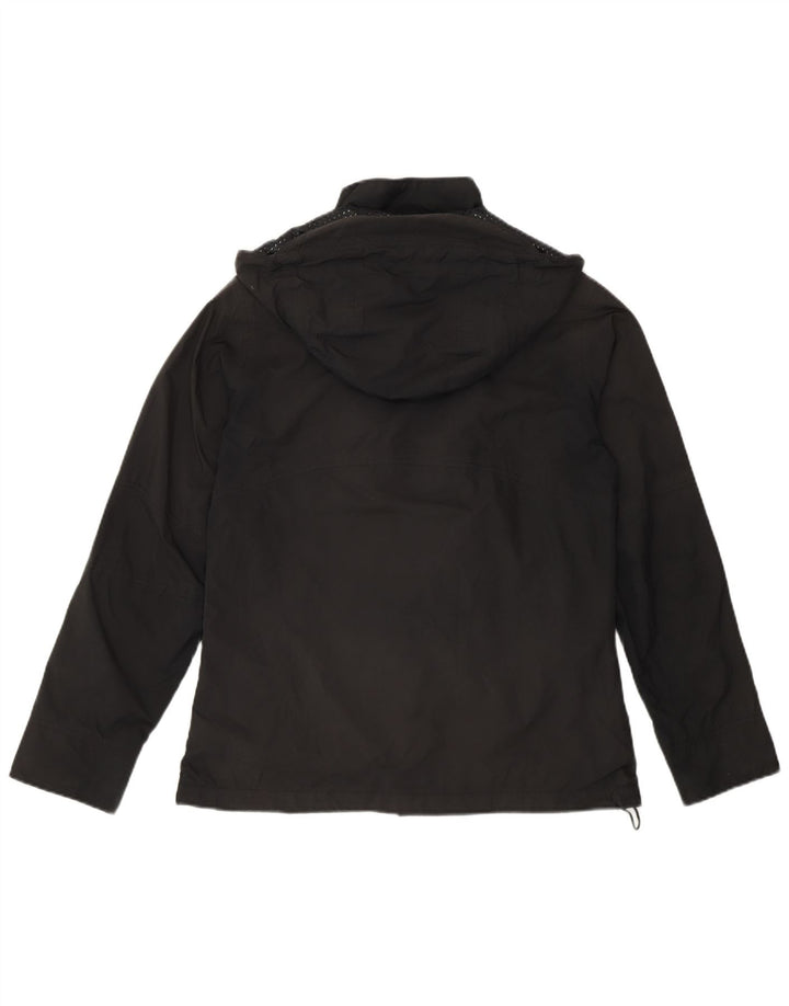 Rohan γυναικείο μπουφάν βροχής με κουκούλα UK 10 Small Black Polyamide