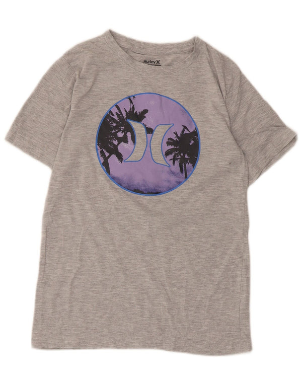 Μπλουζάκι Hurley Boys Graphic T-Shirt 12-13 ετών γκρι βαμβακερό