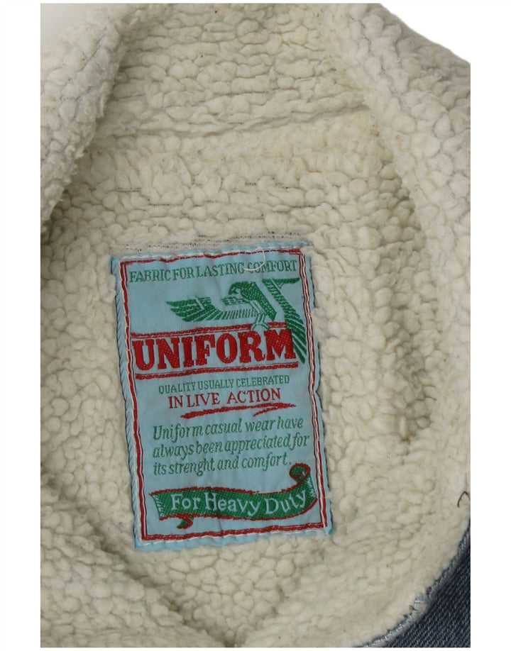 Uniform Ανδρικό τζιν τζιν Sherpa Jacket UK 36 Small Blue