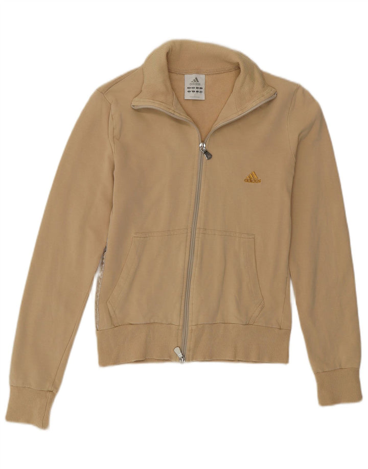 Γυναικεία αθλητική φόρμα Adidas Top Jacket UK 10 Small Beige