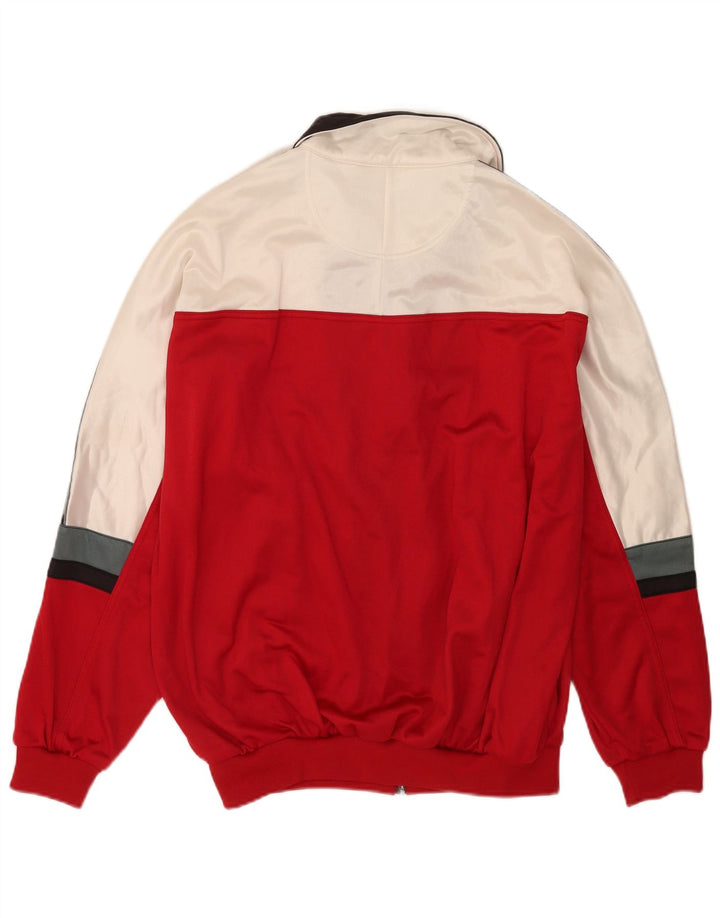 Ανδρική αθλητική φόρμα γραφικών Asics Top Jacket IT 56 XL Red Colourblock