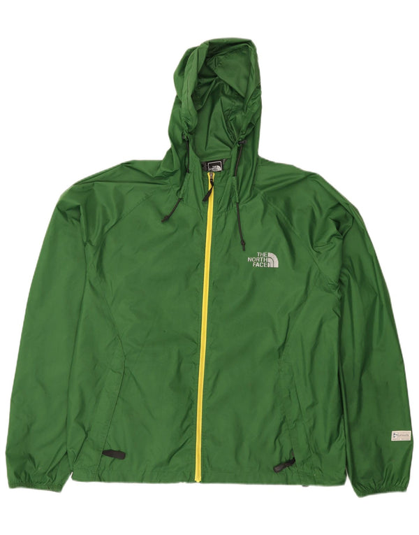 Ανδρικό μπουφάν βροχής με κουκούλα North Face UK 38 Medium Green Nylon
