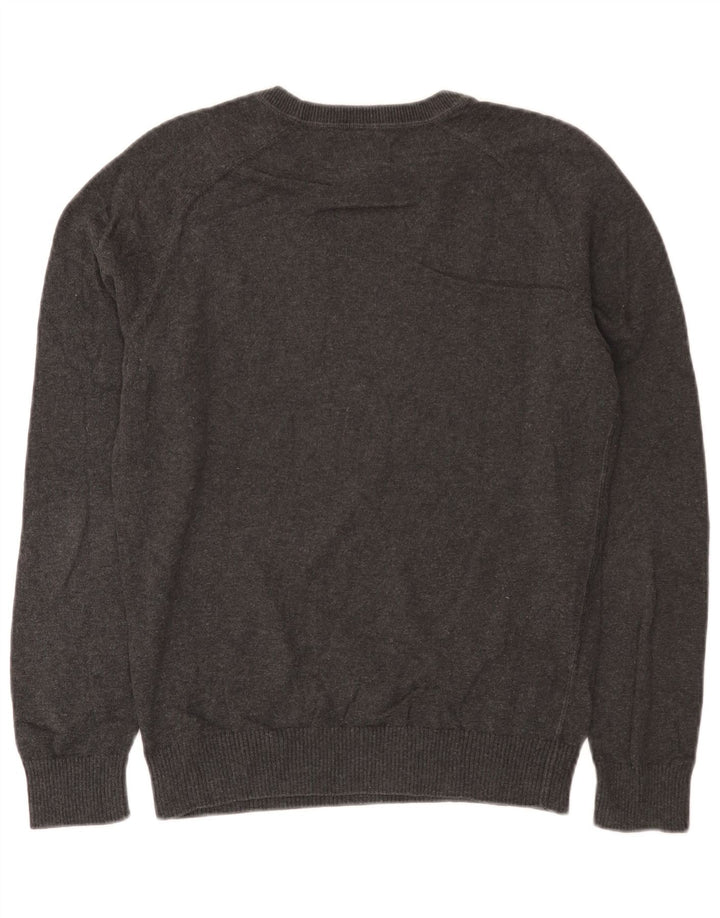 Ανδρικό πουλόβερ Penguin Crew Neck Jumper Μικρό Γκρι βαμβακερό