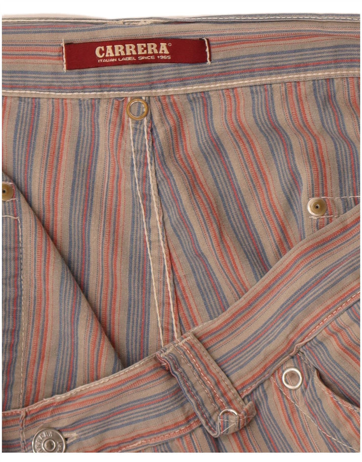 Ανδρικό σορτς Chino Carrera W38 XL κόκκινο ριγέ