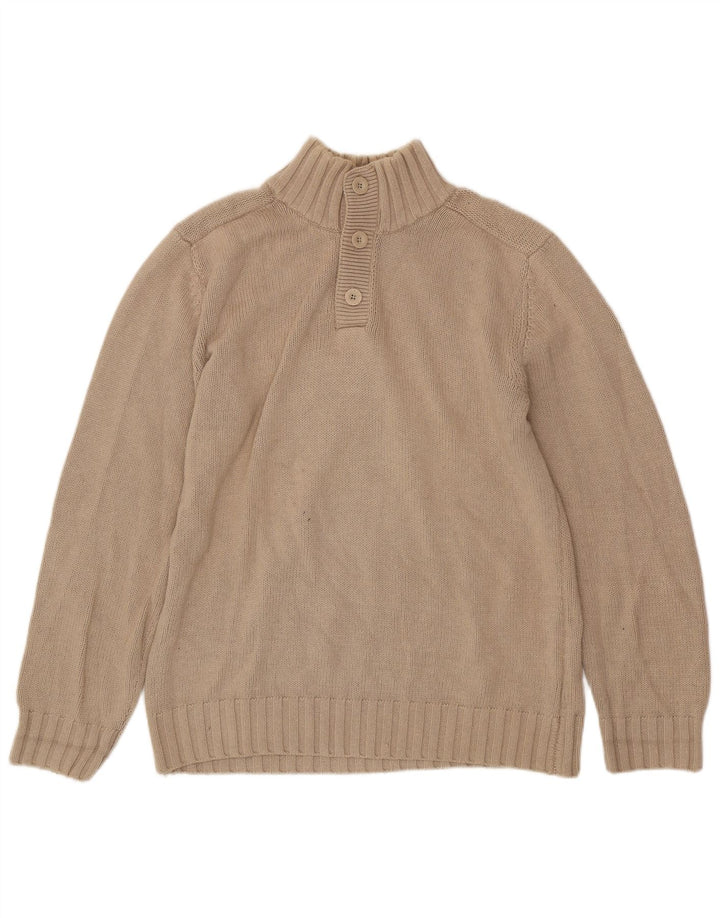 North Sails Ανδρικό πουλόβερ με λαιμό με κουμπιά 2XL μάλλινο μπεζ