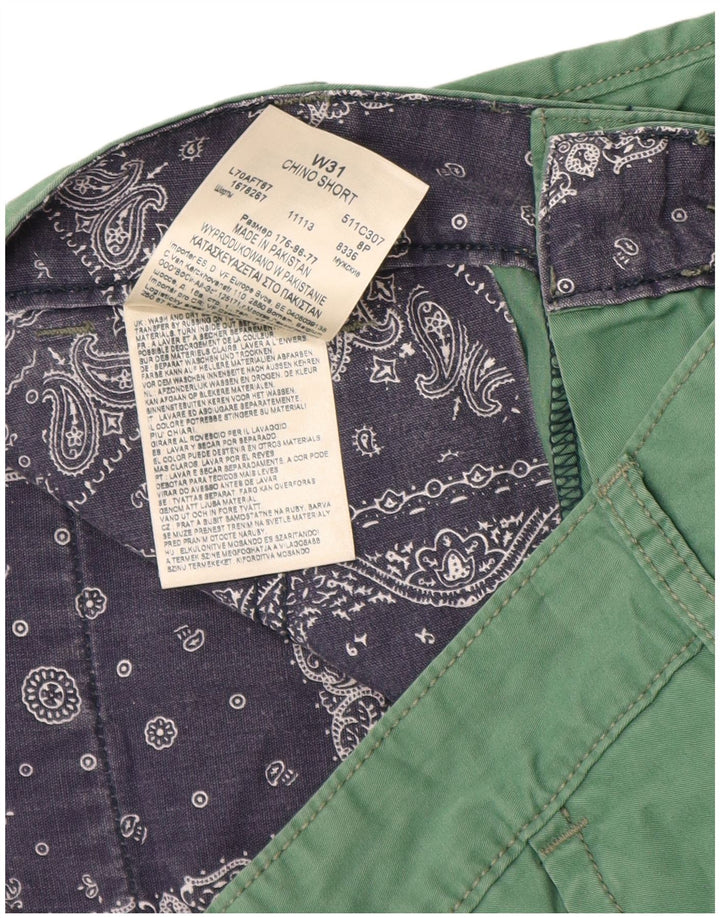 Ανδρικό σορτς Chino Lee W31 Βαμβακερό μεσαίο πράσινο