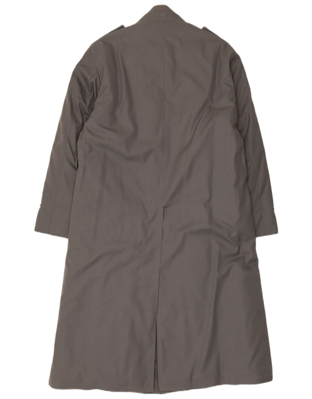 Vintage Ανδρικό Military Trench Coat UK 38 Medium Grey
