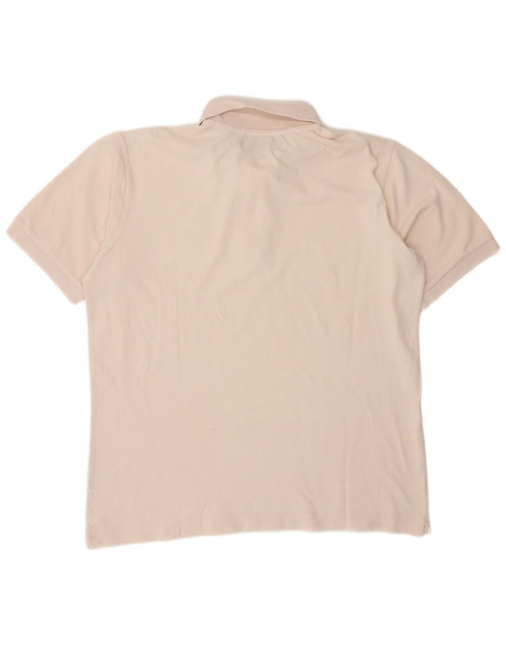 KAPPA Mens Polo Shirt Medium Beige Cotton
