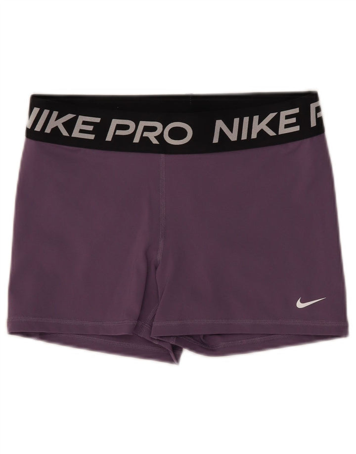 Γυναικείο γραφικό αθλητικό σορτς NIKE NIKE Dri Fit 14 μεγάλο μωβ νάιλον