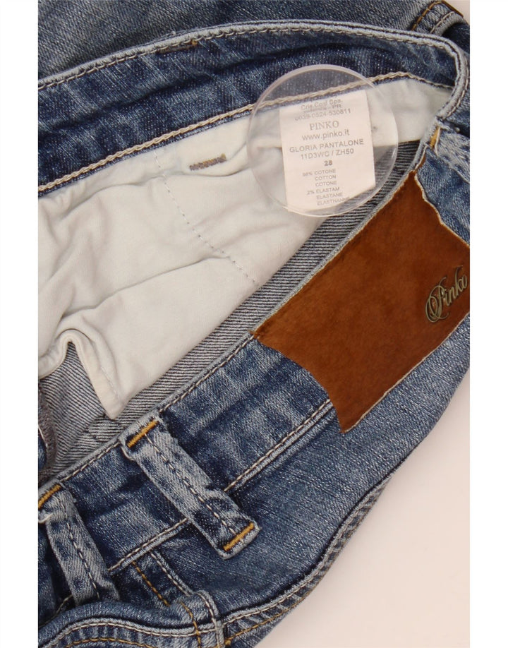 Pinko Γυναικείο Slim Jeans W28 L27 Μπλε βαμβακερό