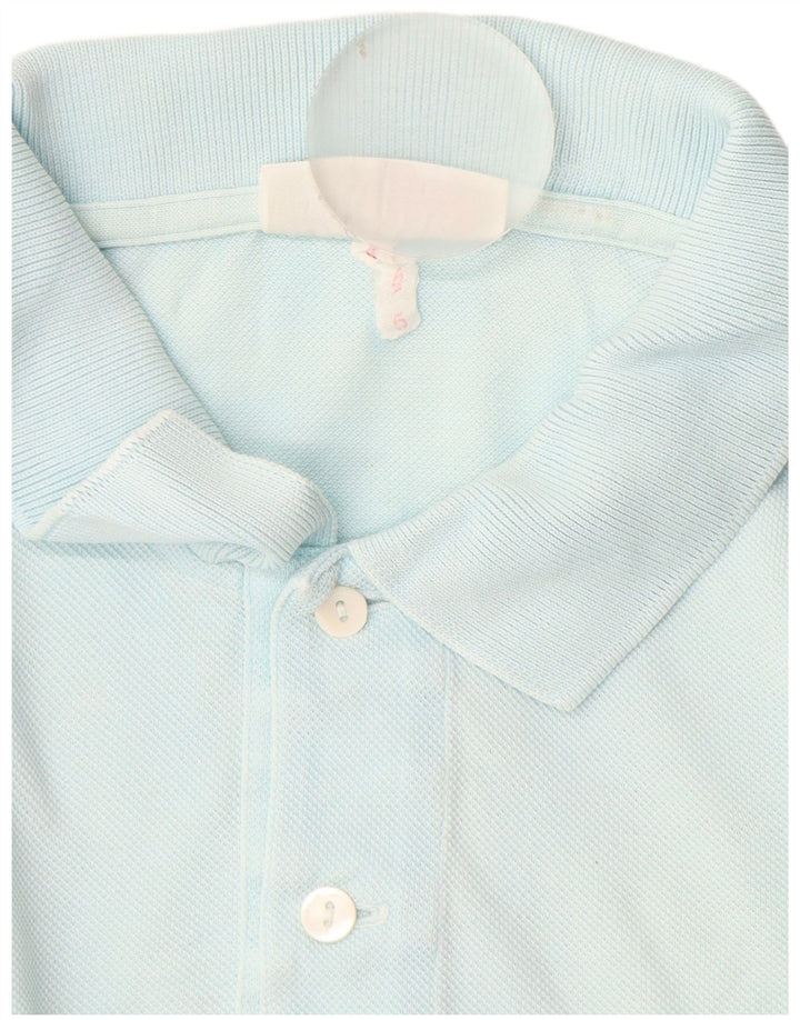 Ανδρικό μπλουζάκι πόλο Lacoste, μέγεθος 5, μεγάλο μπλε βαμβακερό