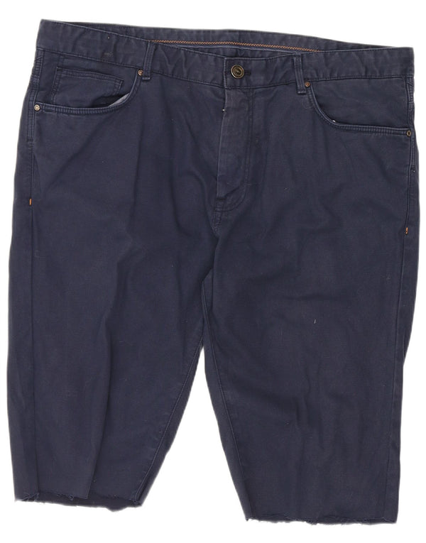 Zara Ανδρικό σορτς casual EU 46 XL W36 Navy Blue Cotton