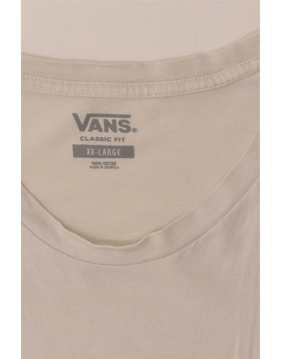 Ανδρικό T-Shirt Vans Classic Fit Top 2XL White Colourblock