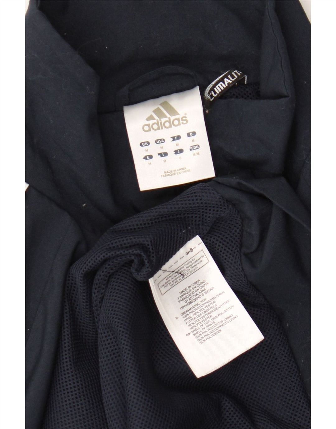 Ανδρική φόρμα Adidas Climalite Top Jacket Medium Navy Blue Colourblock
