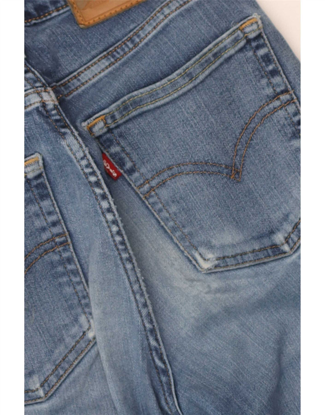 Levi's Womens 726 Flared Jeans W24 L32 Blue Cotton