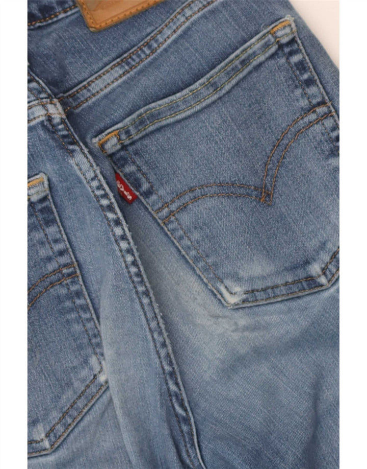 Levi's Womens 726 Flared Jeans W24 L32 Blue Cotton