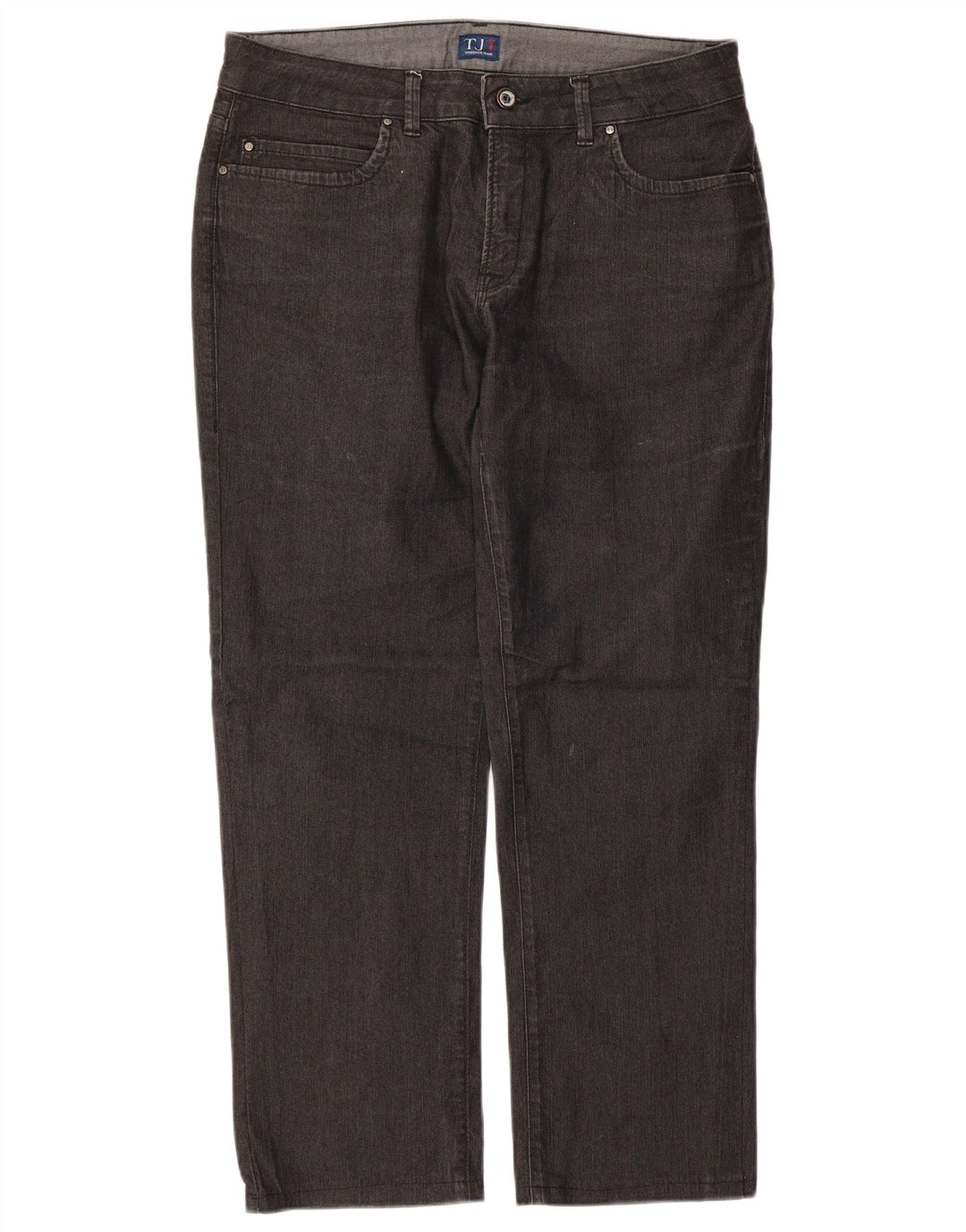 Γυναικείο τζιν Trussardi ίσιο W31 L26 μαύρο βαμβακερό