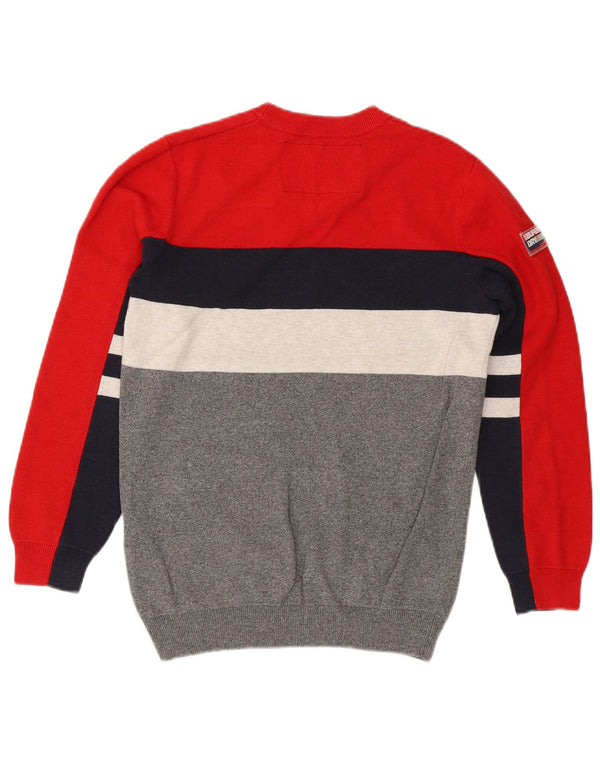 Ανδρικό πουλόβερ Superdry Crew Neck Jumper Μικρό πολύχρωμο Colourblock