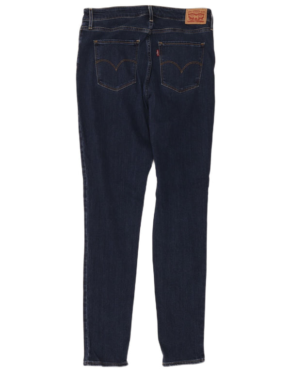 Γυναικεία Levi's 721 Ψηλόχρωμα Skinny Jeans W31 L32 Navy Blue Cotton