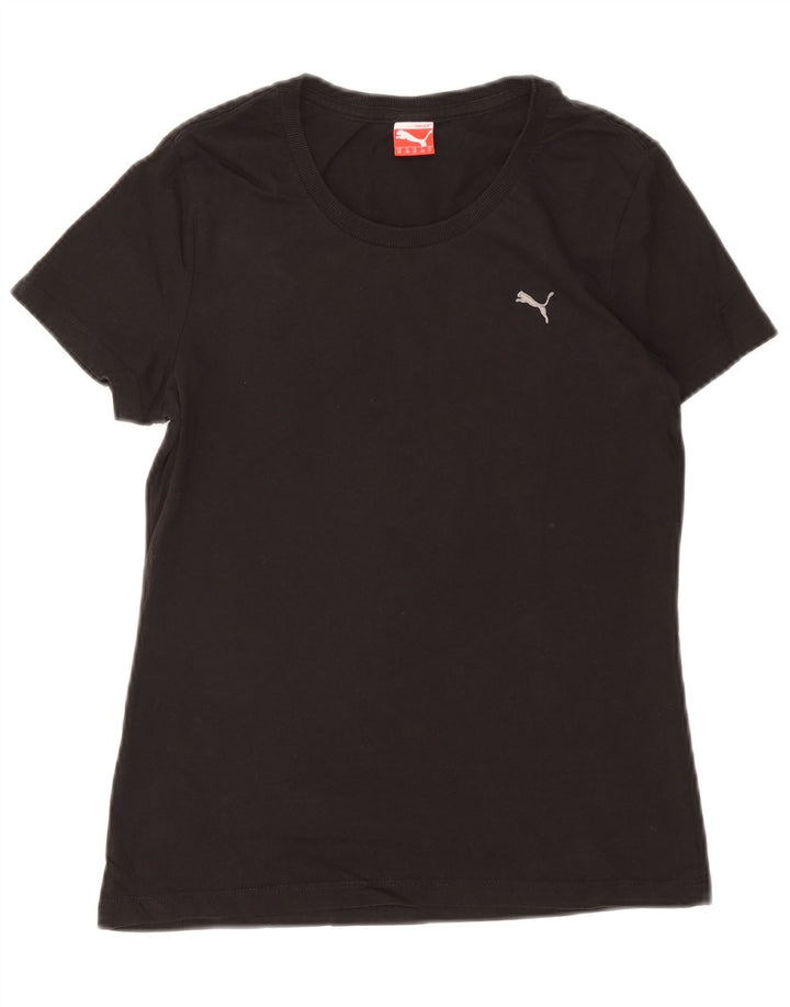 Puma Γυναικείο T-Shirt Top UK 12 Medium Black