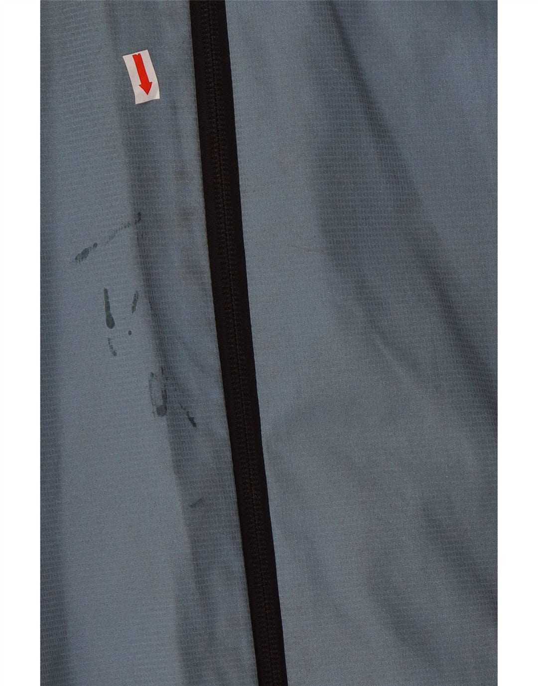 Adidas Γυναικείο μπουφάν βροχής με κουκούλα UK 14 Medium Blue Polyester