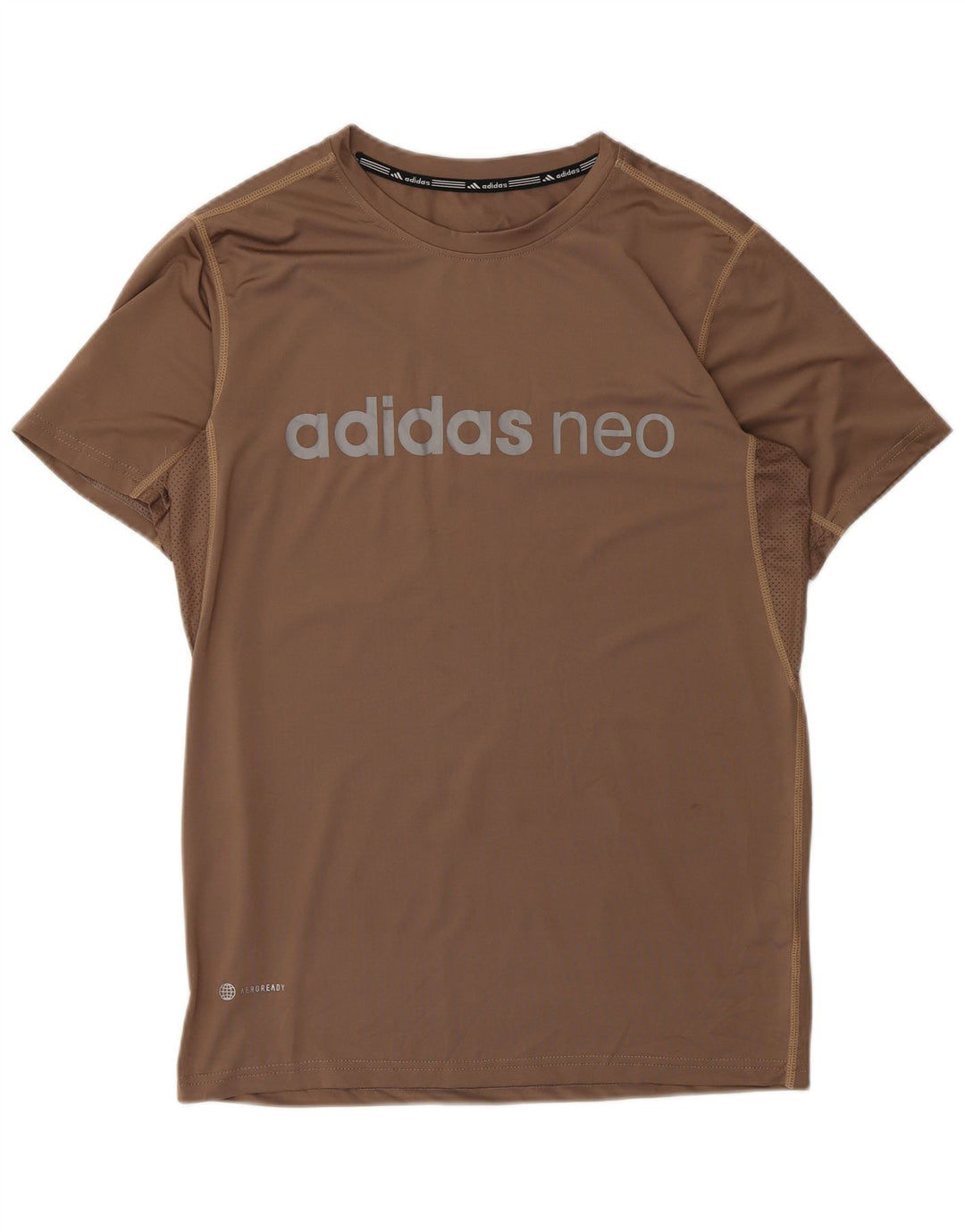 Γραφικό T-Shirt Adidas Ανδρικό Aeroready Top Large Brown Πολυεστέρας